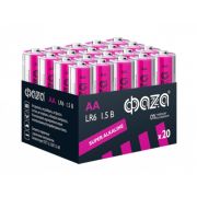 Батарейка Фаzа LR6 Super Alkaline Multibox - 20
