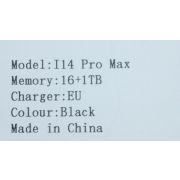 Смартфон I14 Pro Max Black 16 + 1Тб