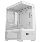 Корпус mATX Iron Pride INVADER Q4M. белый, стекло